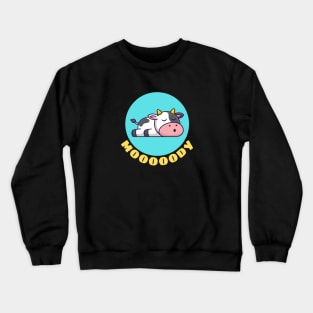 Moody Cow | Cow Pun Crewneck Sweatshirt